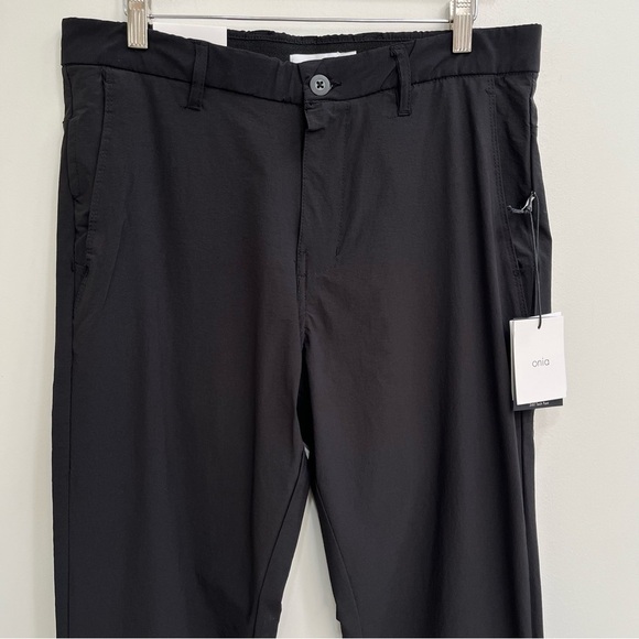 Onia men’s 360 Tech pants joggers in Black Zipper ankle snap pocket  32 - Picture 5 of 12